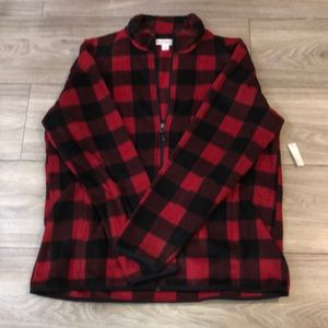 NWT Amazon Essentials Men’s Flannel FLEECE Jacket.